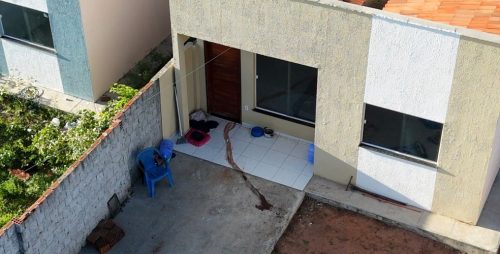 Ataque de pitbull aconteceu dentro de quintal de casa onde homem trabalhou limpando mato — Foto: Inter TV Cabugi