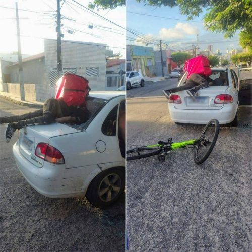 Ciclista ficou