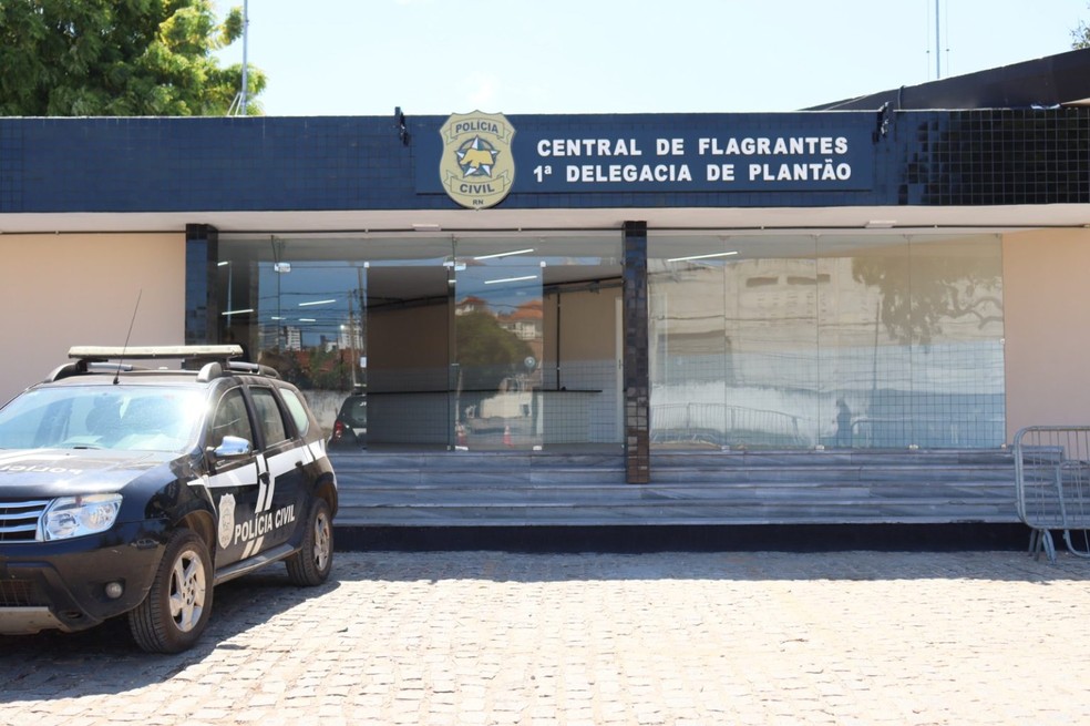 Central de Flagrantes - 1ª Delegacia de Plantão  — Foto: Divulgação / Polícia Civil RN/Arquivo