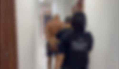 Suspeito foi preso nesta quarta-feira em Parnamirim, na Grande Natal — Foto: Divulgação