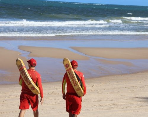 Guarda-vidas em praia do Rio Grande do Norte — Foto: Corpo de Bombeiros do RN/Divulgação