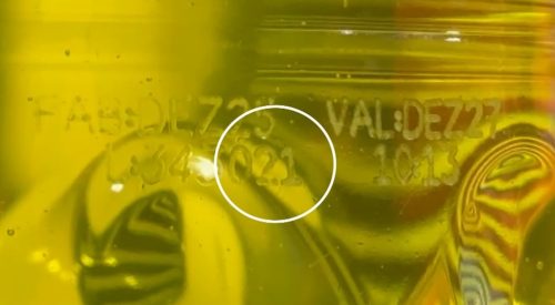 Produtos pertencem a lotes cuja numeração termina com o número 1 — Foto: Reprodução/EPTV
