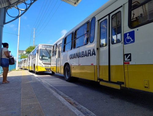 Ônibus em Natal transporte público Rio Grande do Norte RN — Foto: Heilysmar Lima/STTU