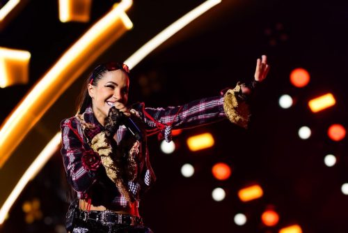 Michele Andrade se apresenta no São João de Natal nesta sexta-feira (26) — Foto: Rudolfo Fernandes/Secom/PMM