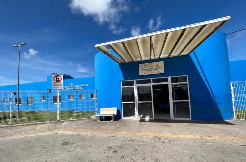 Unidade de Pronto Atendimento (UPA) Cidade Satélite, Pitimbu, Zona Sul de Natal RN — Foto: Lucas Cortez/Inter TV Cabugi