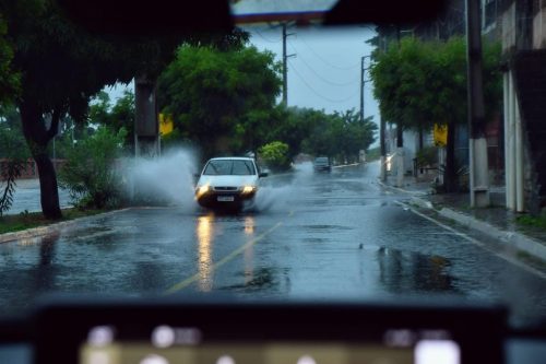 Chuvas em Natal — Foto: Demis Roussos/prefeitura de Natal