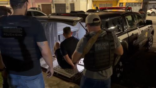 Homem foi preso em ação conjunta no Pará. — Foto: PC PA