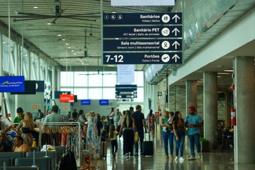 Terminal de embarque Natal Airport — Foto: Alex Régis