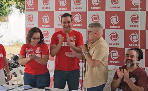 Cadu de Lula visitou a Aduern nesta sexta-feira — Foto: Reprodução/Inter TV Cabugi