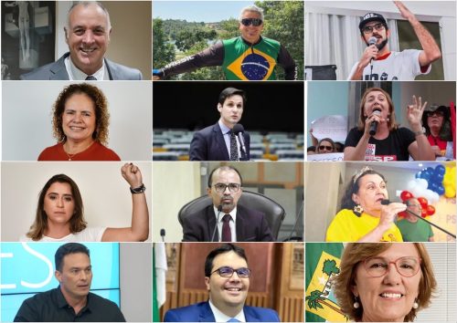 Candidaturas ao Senado no Rio Grande do Norte — Foto: Reprodução