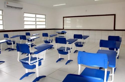 Sala de aula no maranhão, sala de aula em são luís — Foto: Divulgação/Seduc