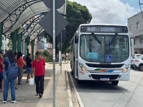 Ônibus do transporte público em Natal (RN) — Foto: Sérgio Henrique Santos/Inter TV Cabugi